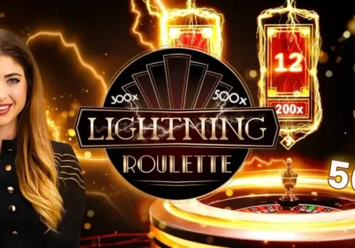 Live Lightning Roulette Real Dealer Wheel Game Card on Taya365