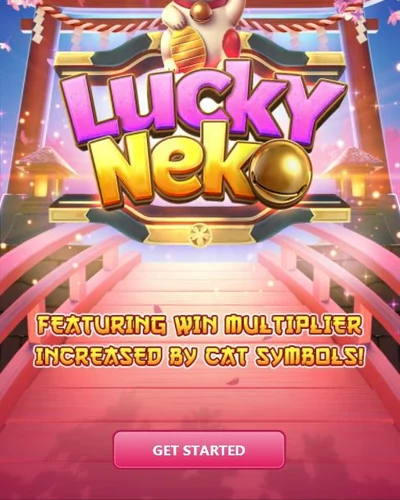 Lucky Neko PG Soft Japanese Cat Slot Game Card at Taya365